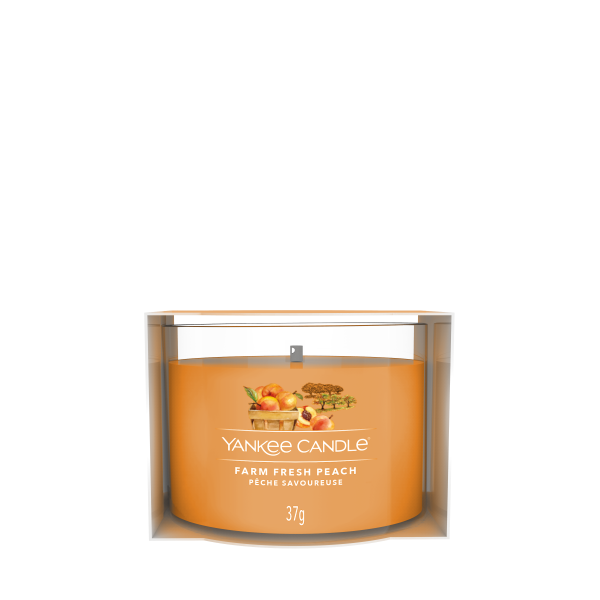 Yankee Candle Farm Fresh Peach Glasvotivkerze 37g